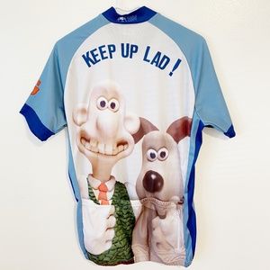 wallace and gromit cycling jersey